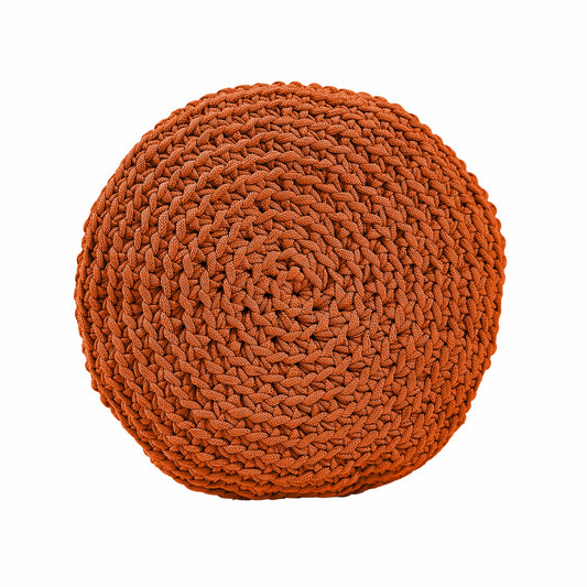 Almofada em Crochê Bola Outdoor 35x35 Terracota Pronta Entrega