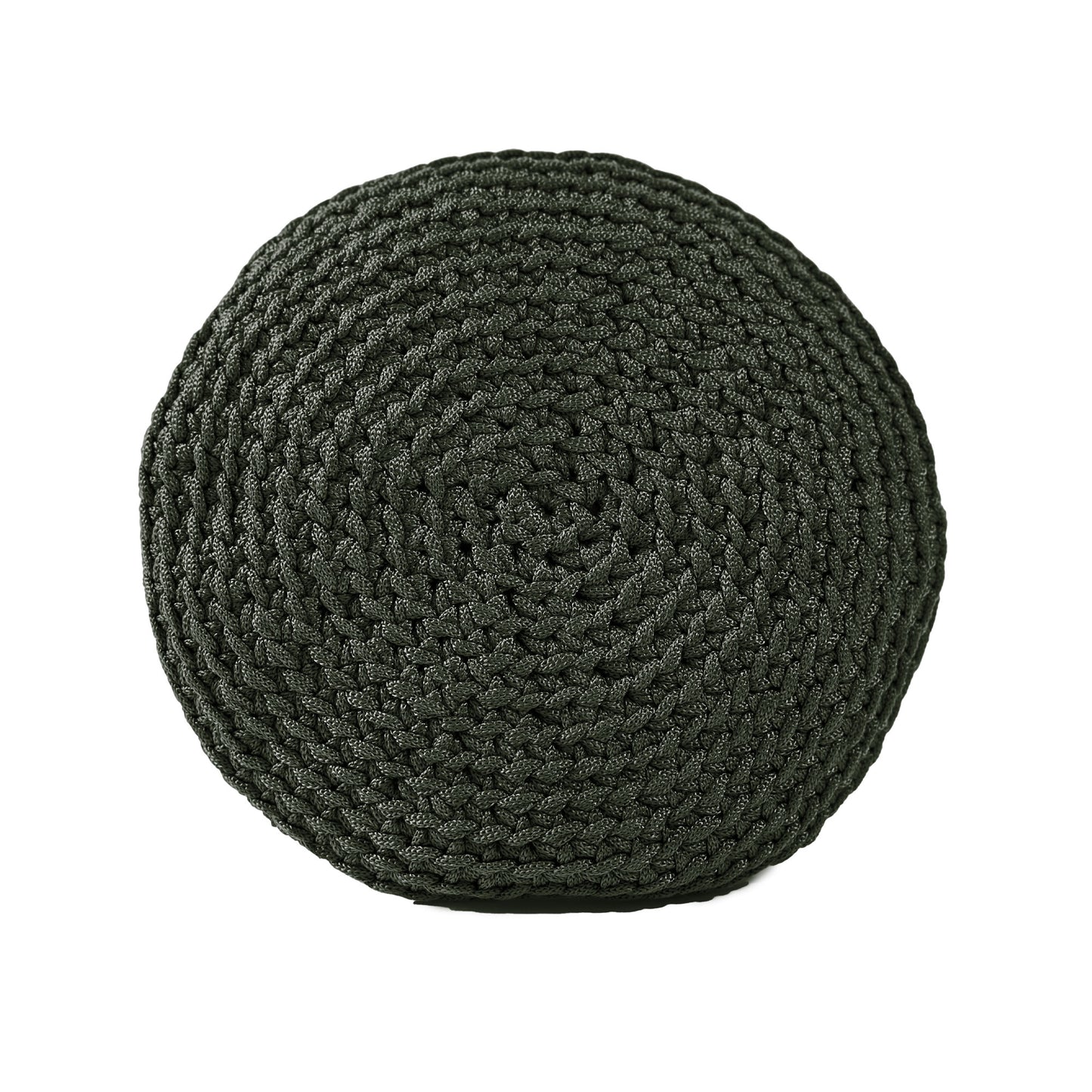 Almofada em Crochê Bola Outdoor 35x35 Verde