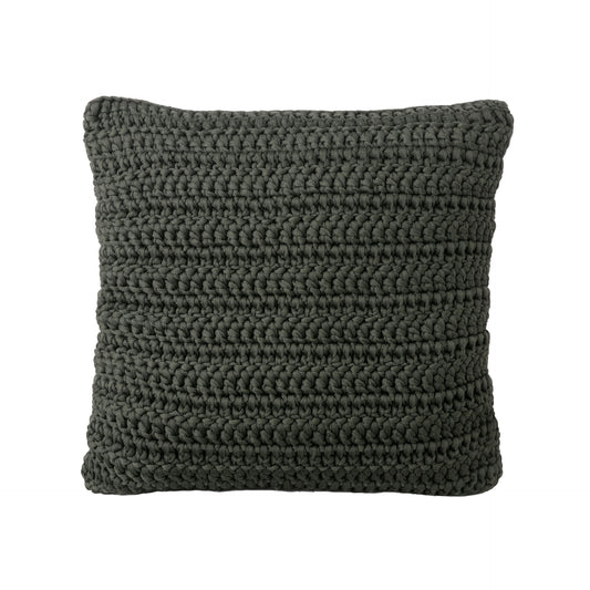 Almofada em Crochê Outdoor 50x50 Verde Pronta Entrega