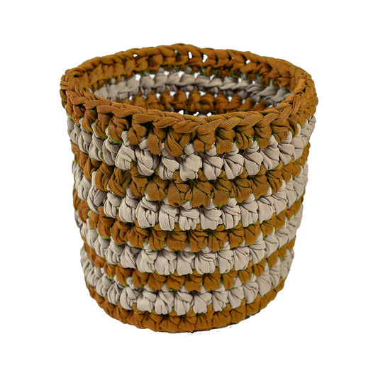 Cachepot Vaso Listra Outdoor 40x45  Mostarda