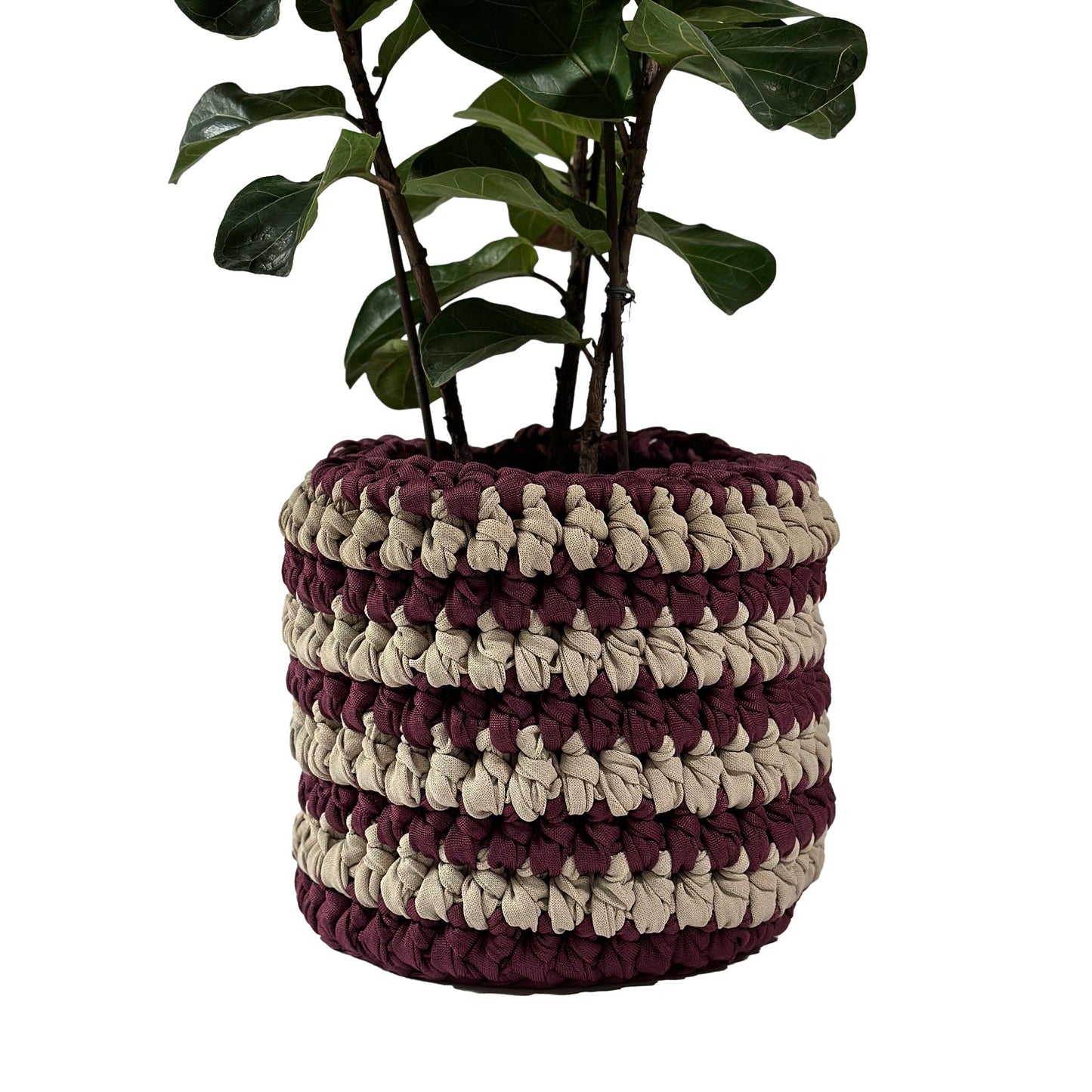 Cachepot Vaso Listra Outdoor 40x45 Marsala Pronta Entrega