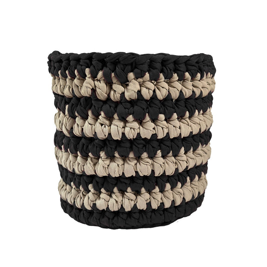 Cachepot Vaso Listra Outdoor 40x45 Preto Pronta Entrtega