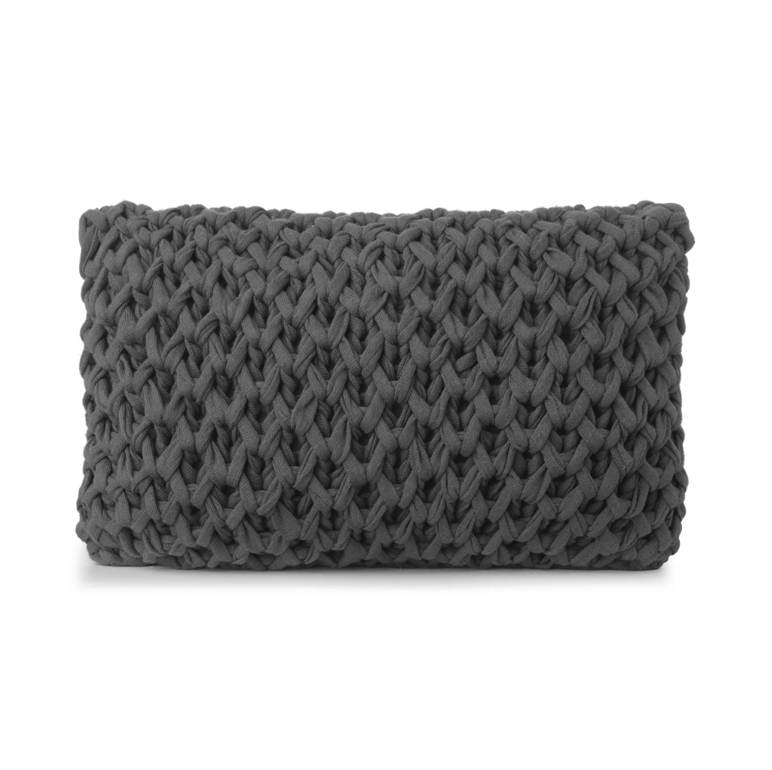 Almofada Colmeia 30x45 Cinza