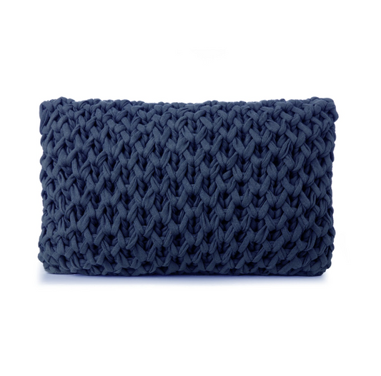 Almofada Colmeia 30x45 Marinho Pronta Entrega