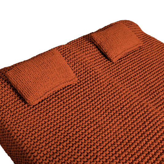 Day Bed String Casal Outdoor 180x190 Terracota Pronta Entrega