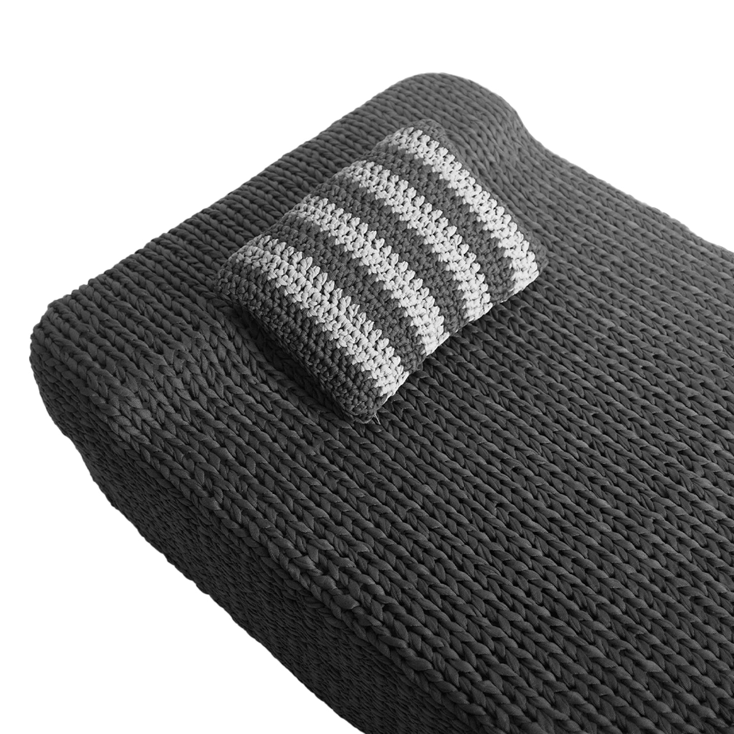Day Bed Solteiro Outdoor 90x190 Preto Pronta Entrega