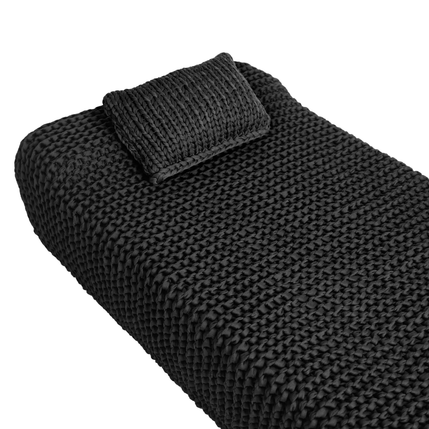 Day Bed String Solteiro Outdoor 90x190 Preto Pronta Entrega