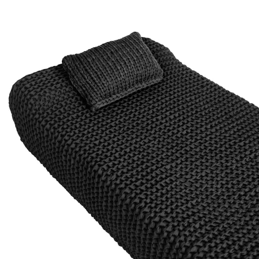 Day Bed String Solteiro Outdoor 90x190 Preto Pronta Entrega