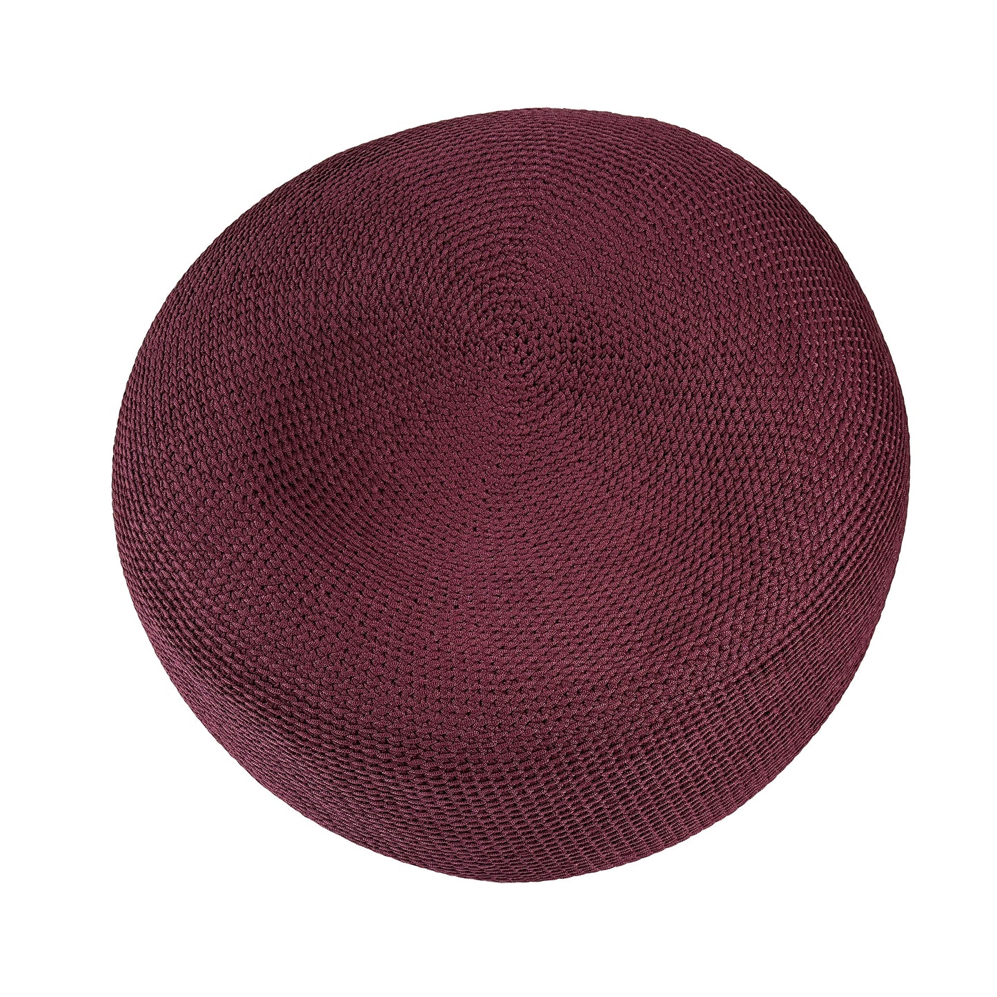 Puff em Crochê Bola Outdoor 50x100 Marsala