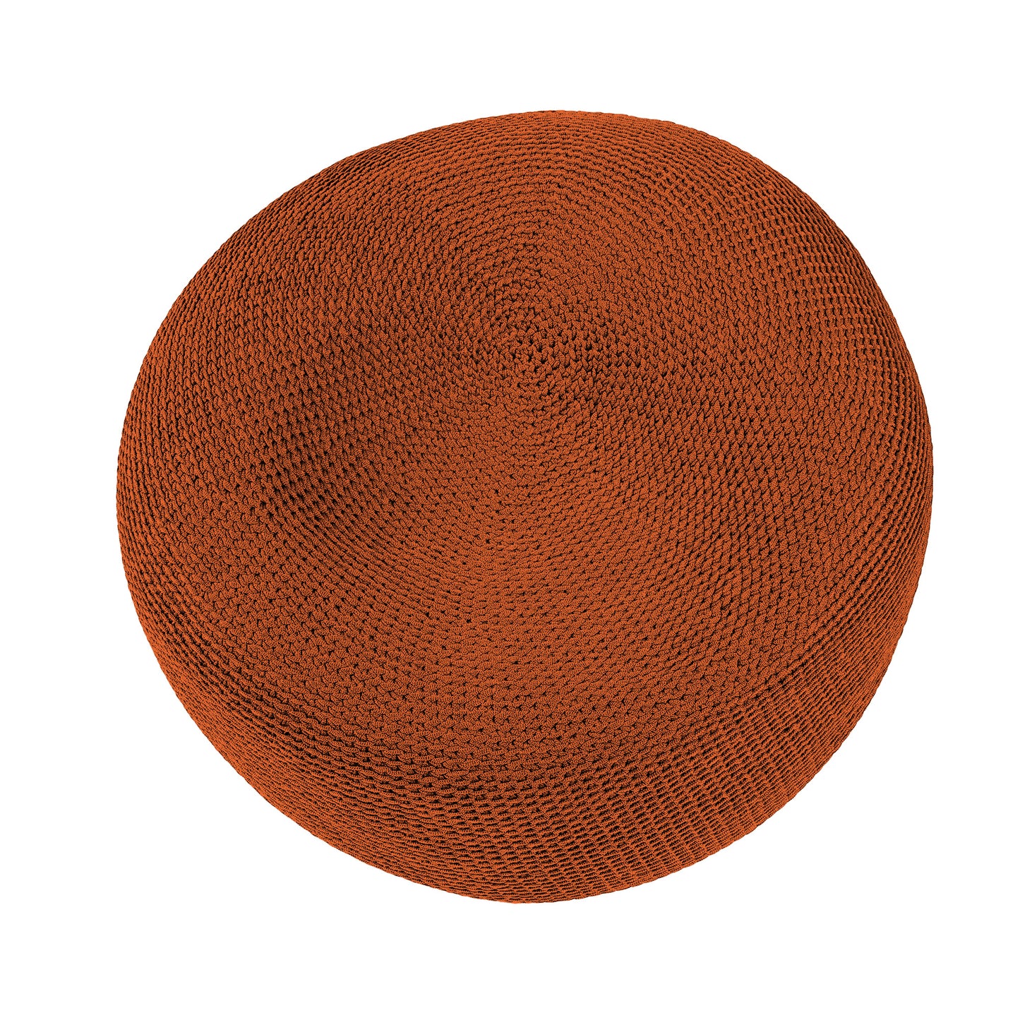 Puff em Crochê Bola Outdoor 50x100 Terracota