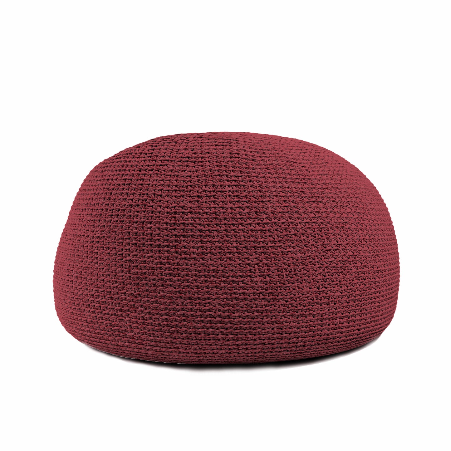 Puff em Crochê Bola Outdoor 50x85 Marsala