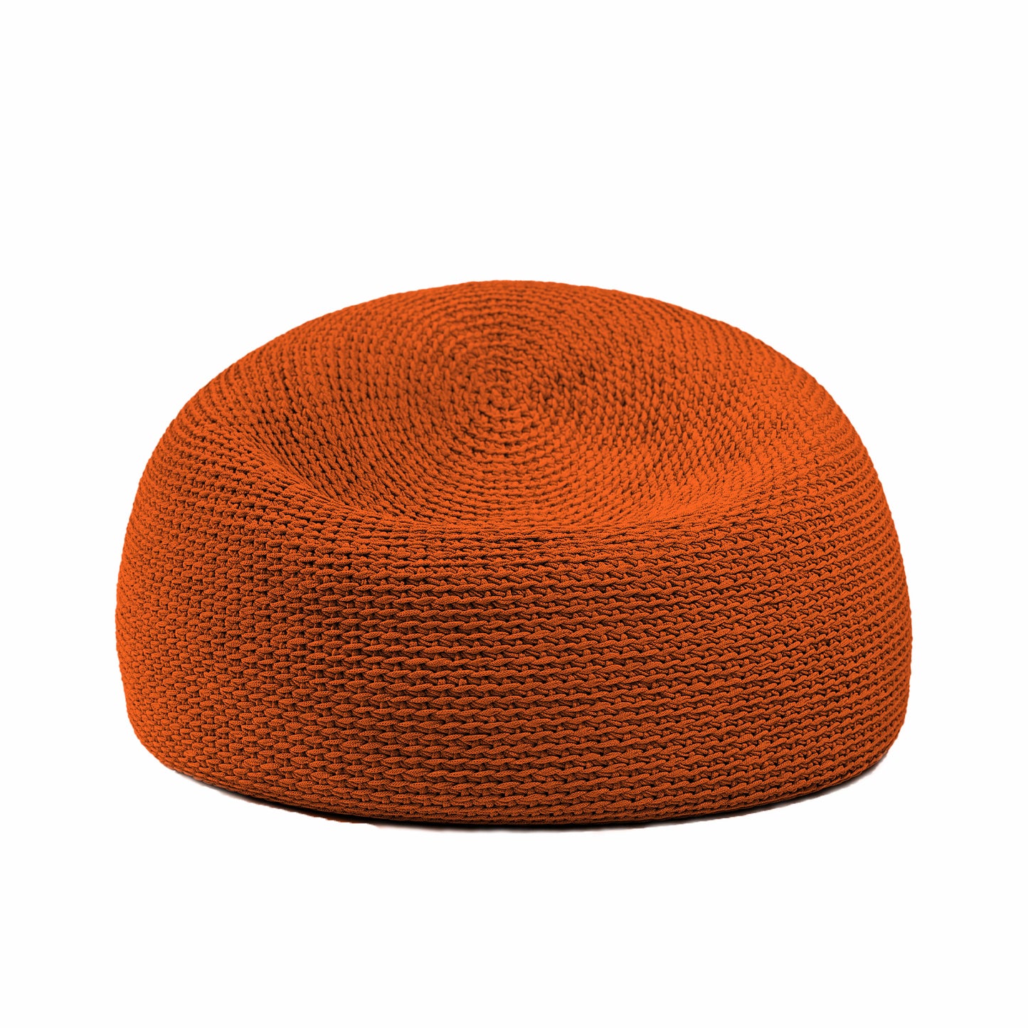 Puff em Crochê Bola Outdoor 50x85 Terracota