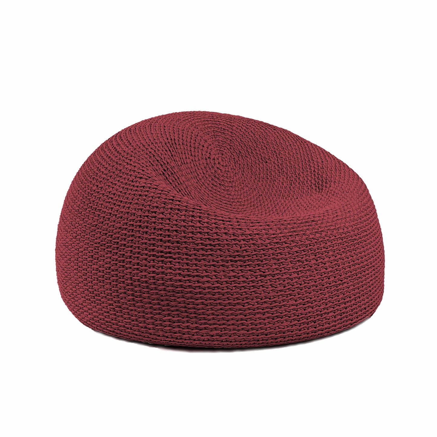 Puff em Crochê Bola Outdoor 50x85 Marsala