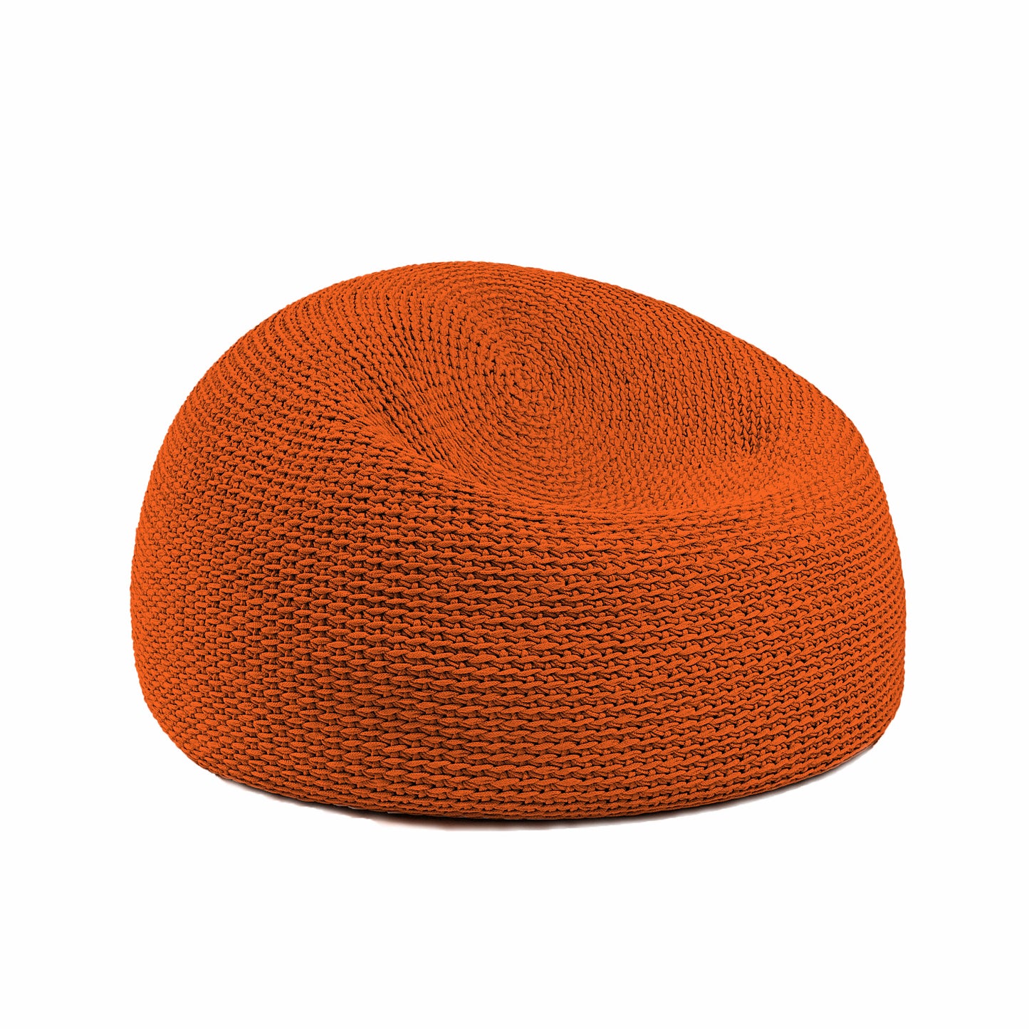 Puff em Crochê Bola Outdoor 50x85 Terracota