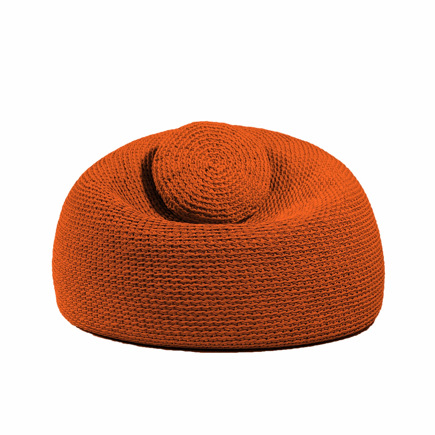 Puff em Crochê Bola Outdoor 50x85 Terracota