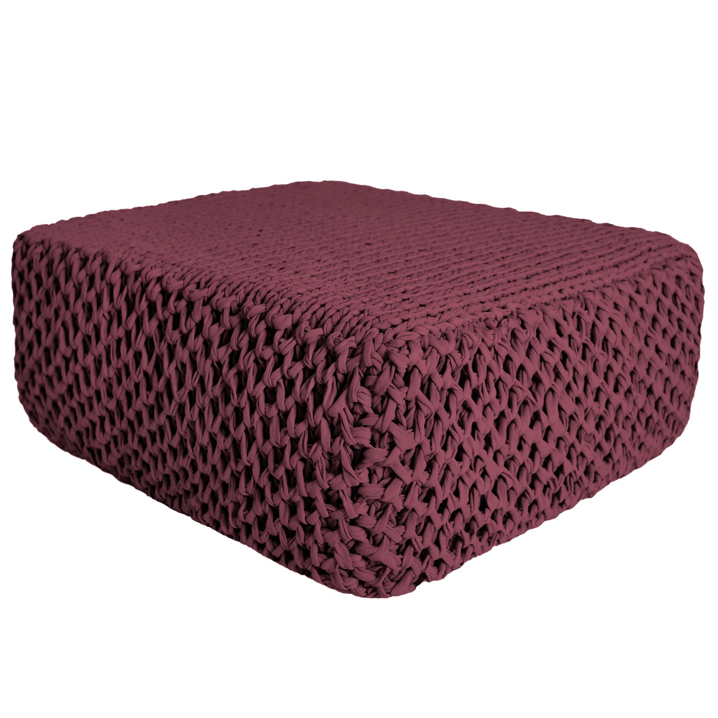 Puff Colméia Outdoor 40x100x100 Marsala