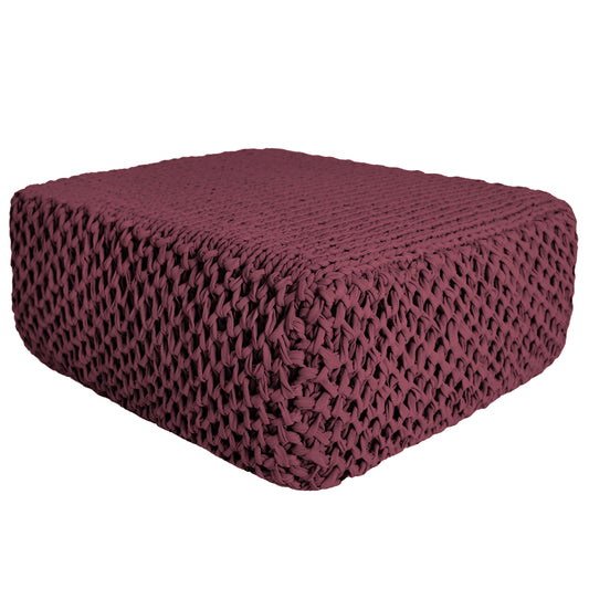 Puff Colméia Outdoor 40x100x100 Marsala
