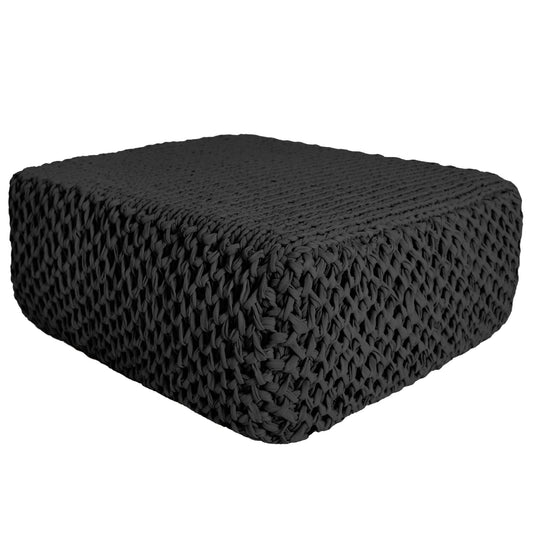 Puff Colméia Outdoor 40x100x100 Cinza Pronta Entrega