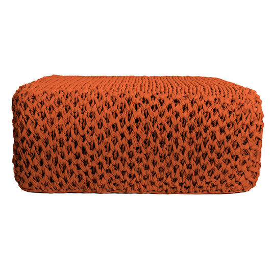 Puff Colméia Outdoor 40x100x100 Terracota
