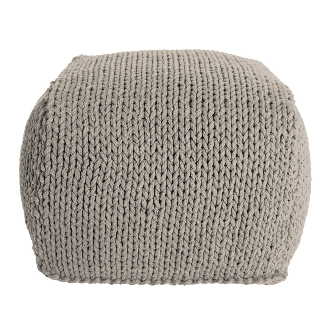Puff Tricô Quadrado 40x50 Fendi