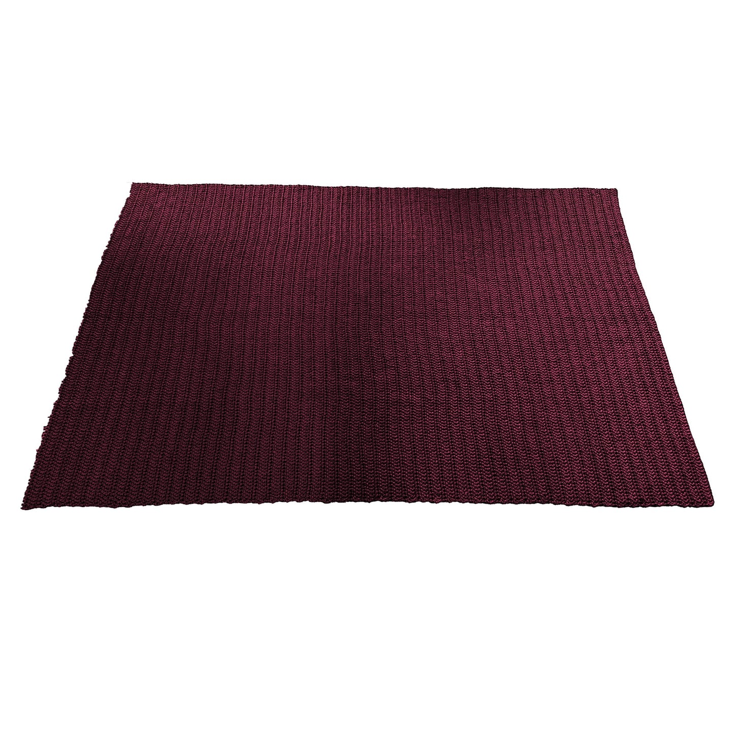 Tapete em Crochê Outdoor 200x300 Marsala Pronta Entrega