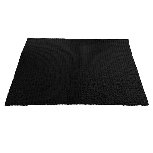 Tapete em Crochê Outdoor 200x300 Preto