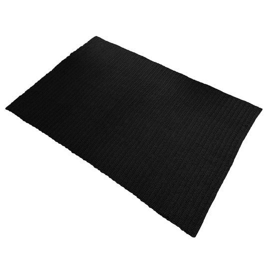 Tapete em Crochê Outdoor 200x300 Preto