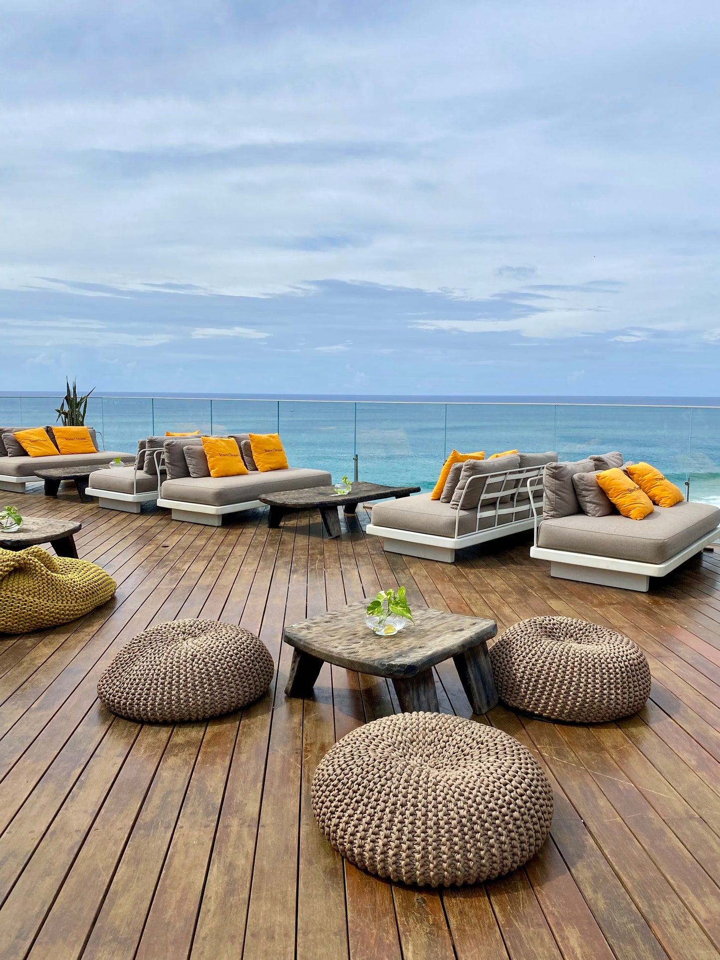 Puff Lounge Outdoor 30x75 Cinza