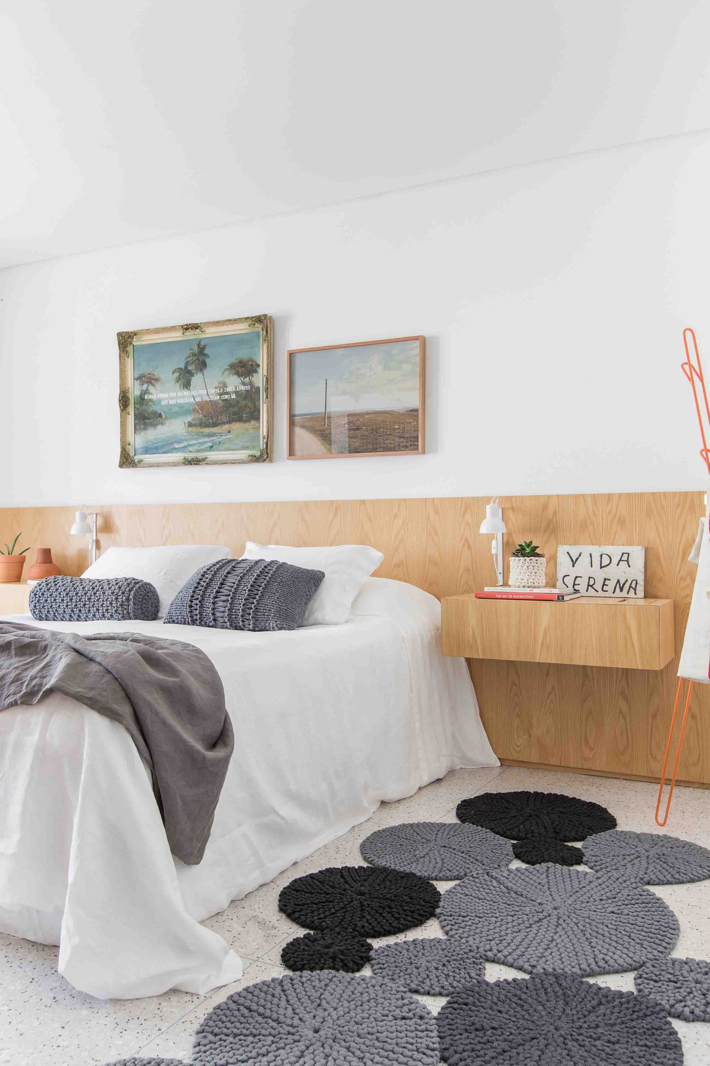 Tapete Bolas 110x275 Preto