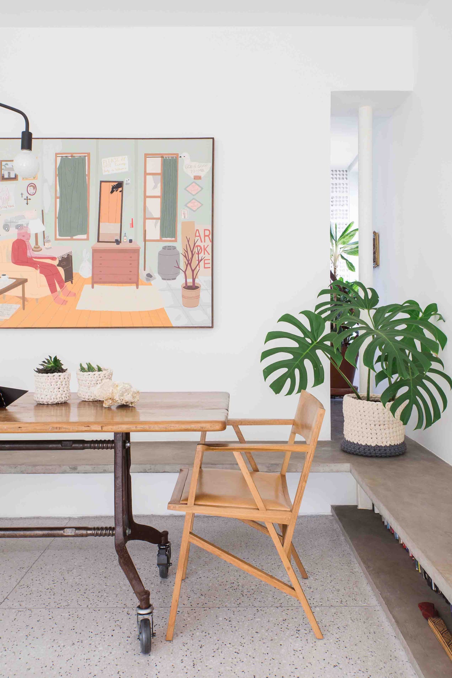 Cesta Bicolor 16x30 Cinza