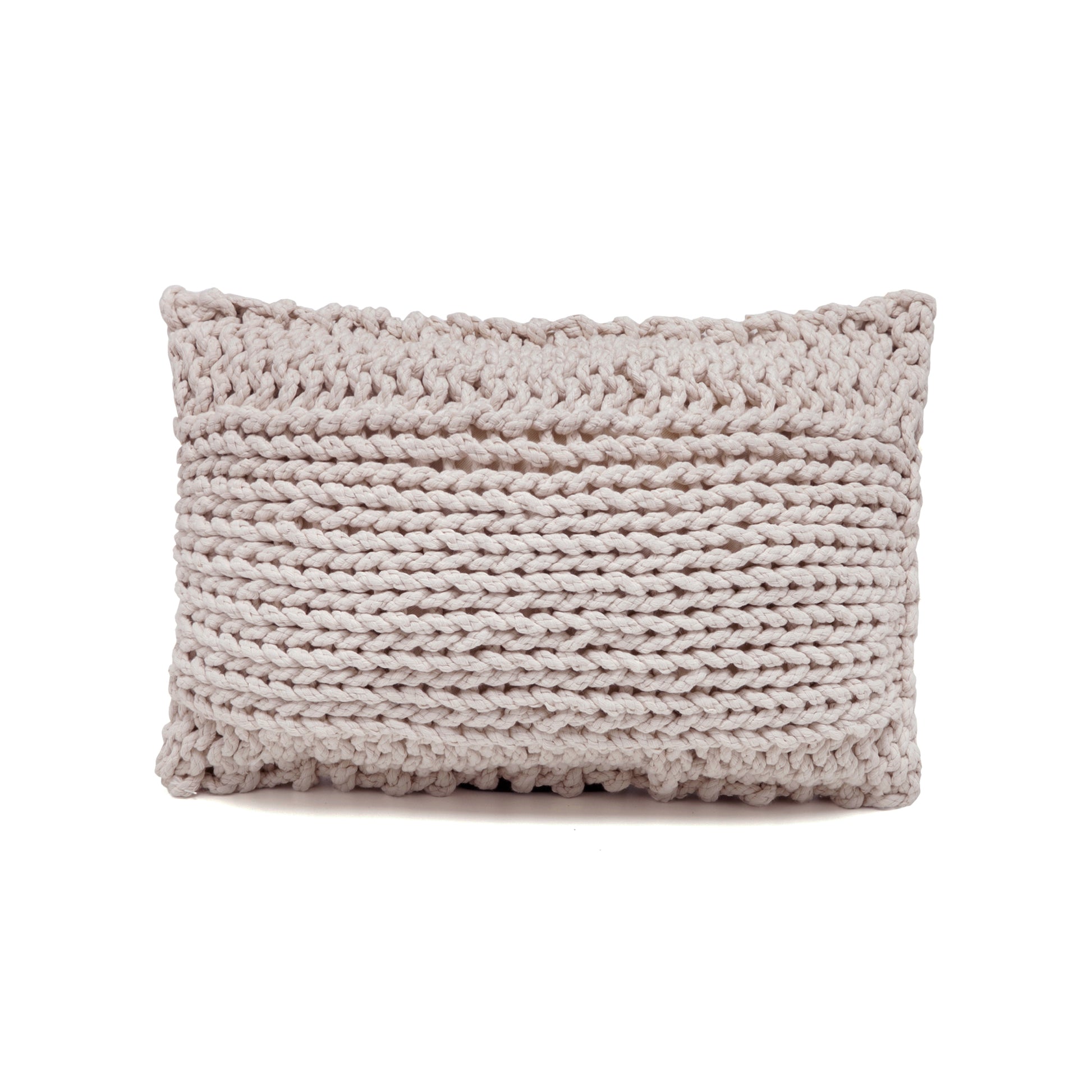 Almofada String Trança Retangular 30x45 Areia