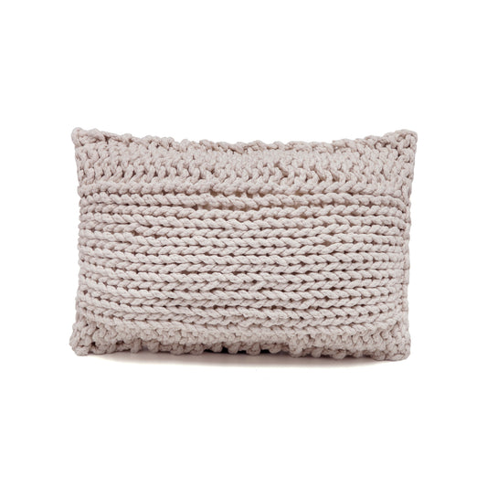 Almofada String Trança Retangular 30x45 Areia