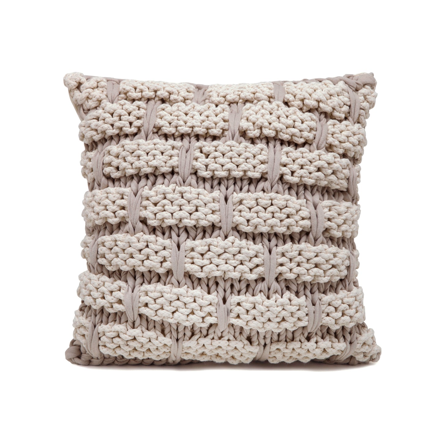 Almofada Tijolo 60x60 Areia