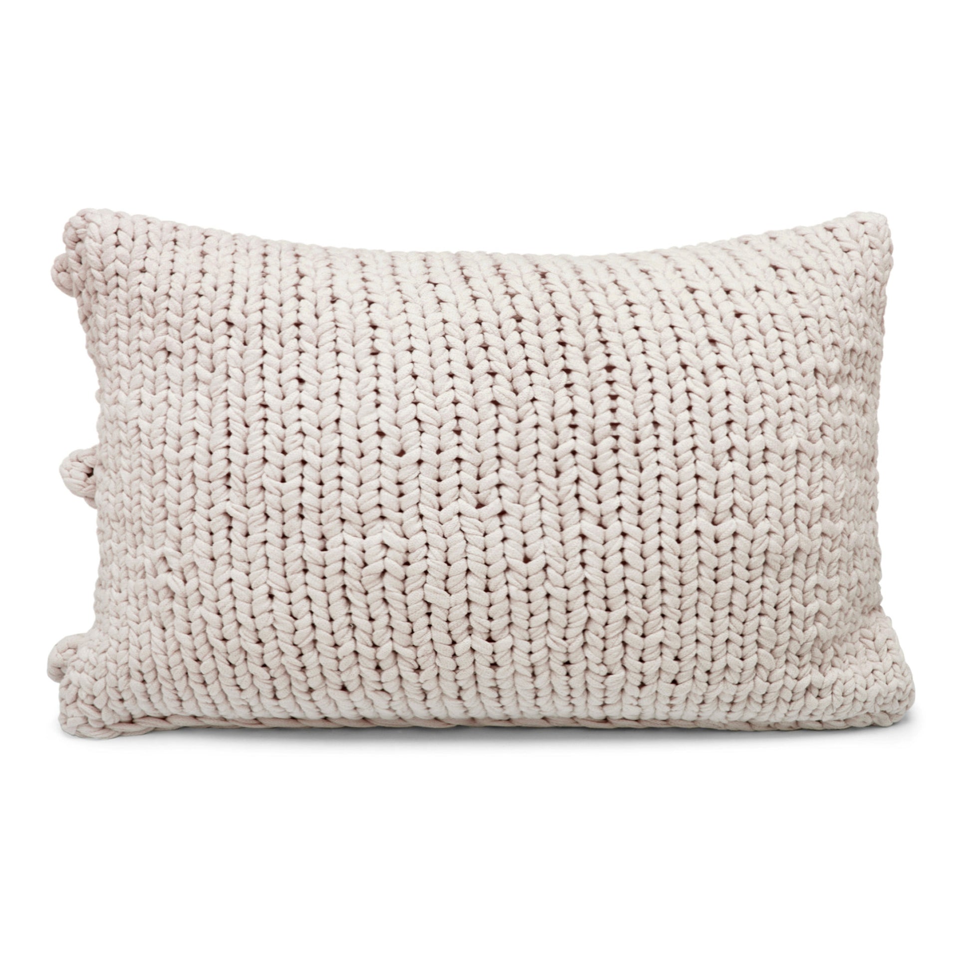 Almofada Bolas Retangular 40x60 Cru
