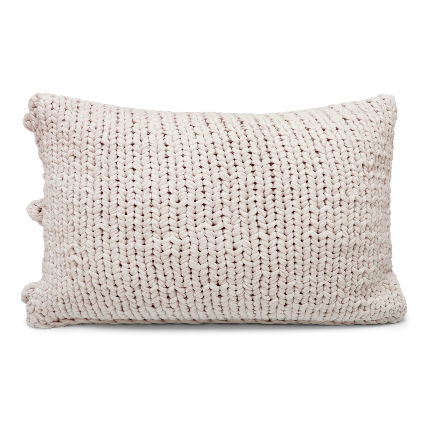 Almofada Bolas Retangular 40x60 Cru