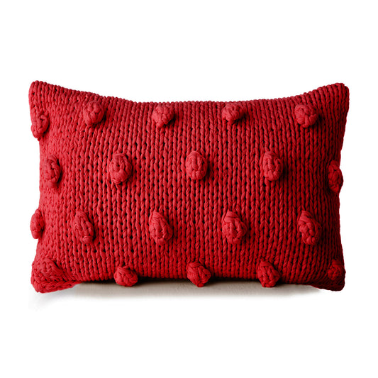 Almofada Bolas Retangular 40x60 Vermelho