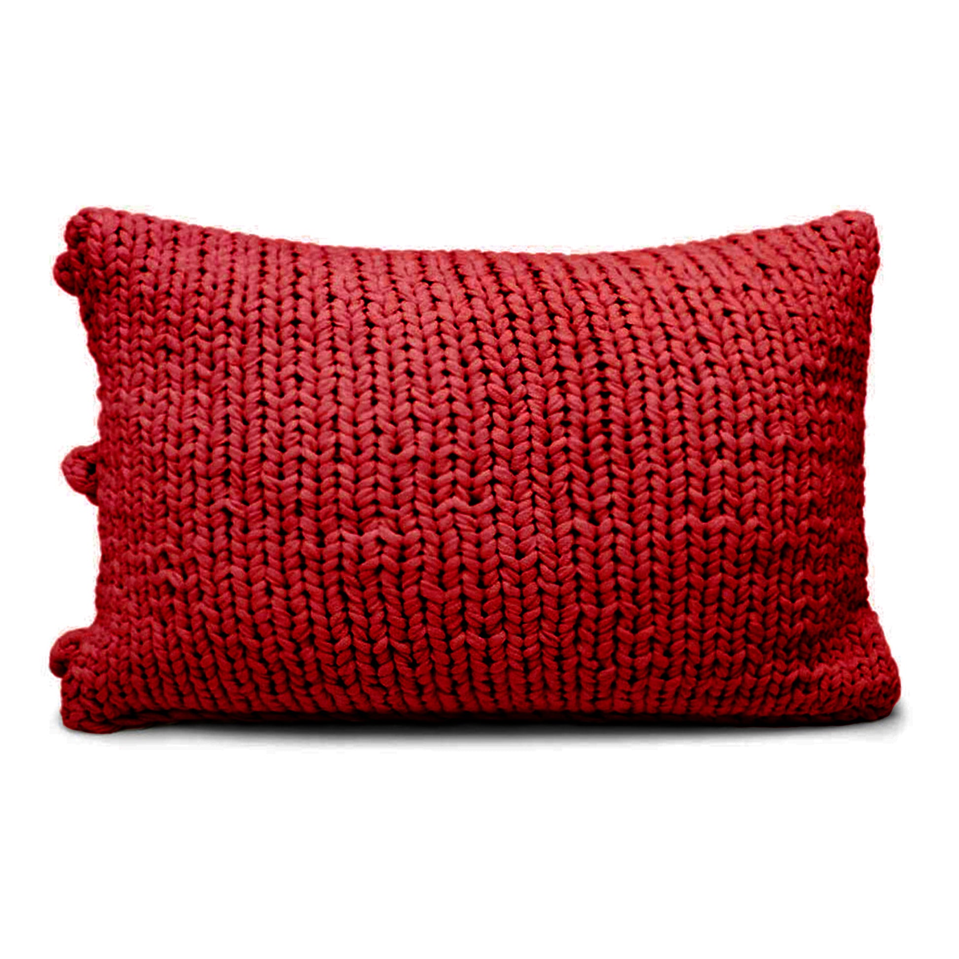 Almofada Bolas Retangular 40x60 Vermelho