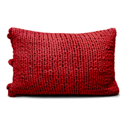Almofada Bolas Retangular 40x60 Vermelho