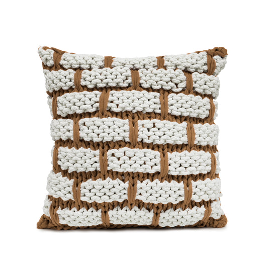 Almofada Tijolo 45x45 Caramelo