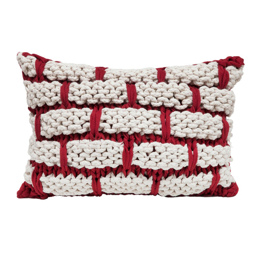 Almofada Tijolo Retangular 40x60 Vermelho