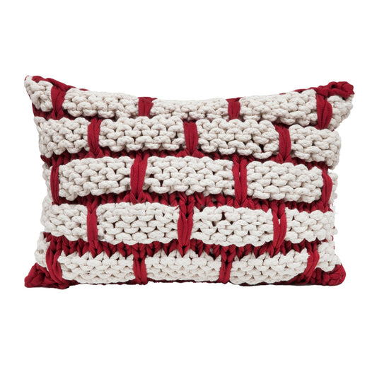 Almofada Tijolo Retangular 40x60 Vermelho