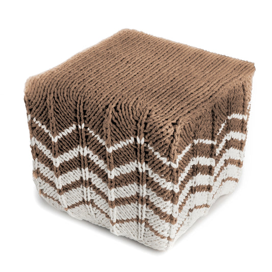 Puff Zig Zag 40x45 Caramelo