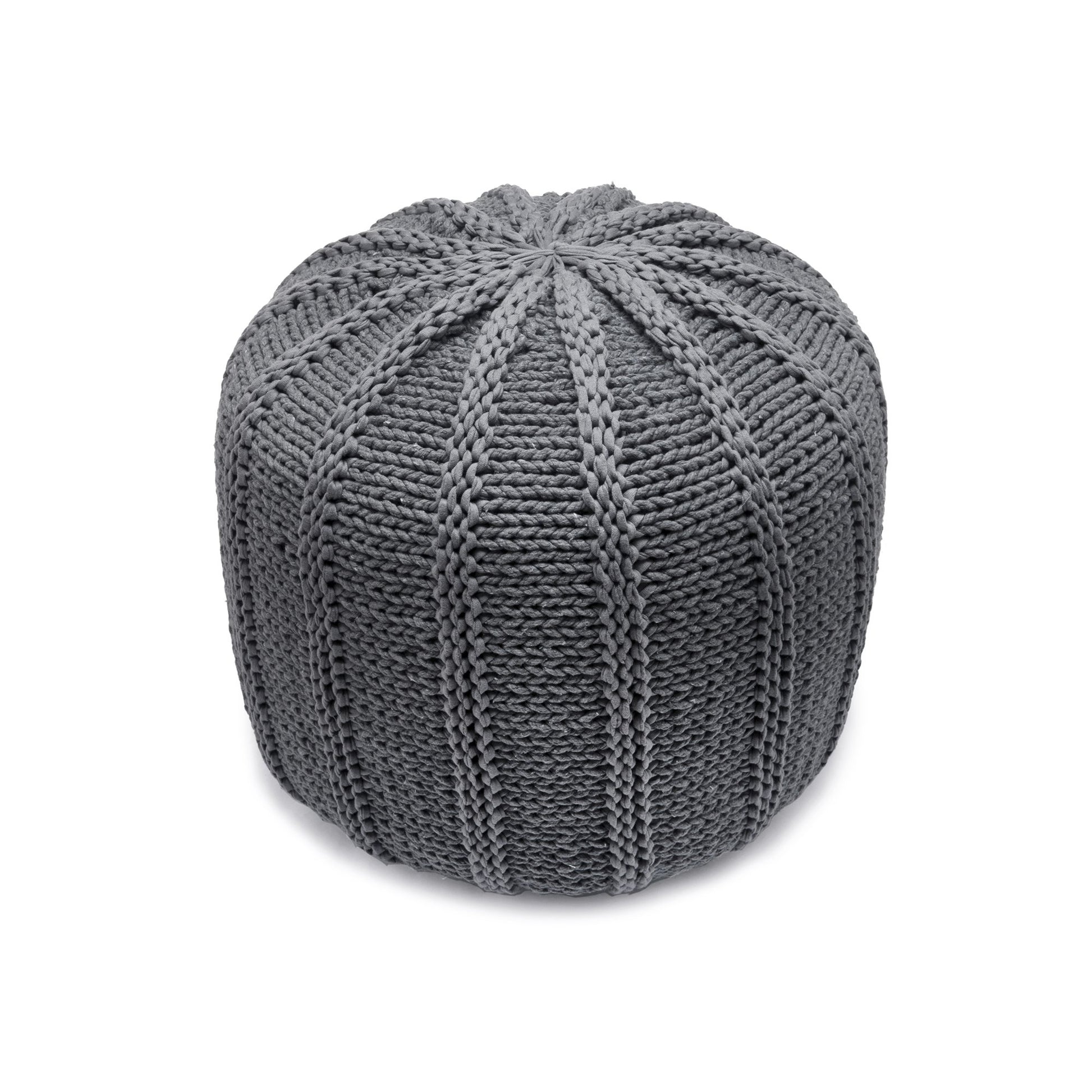 Puff Pumpkin 40x40 Cinza Pronta Entrega
