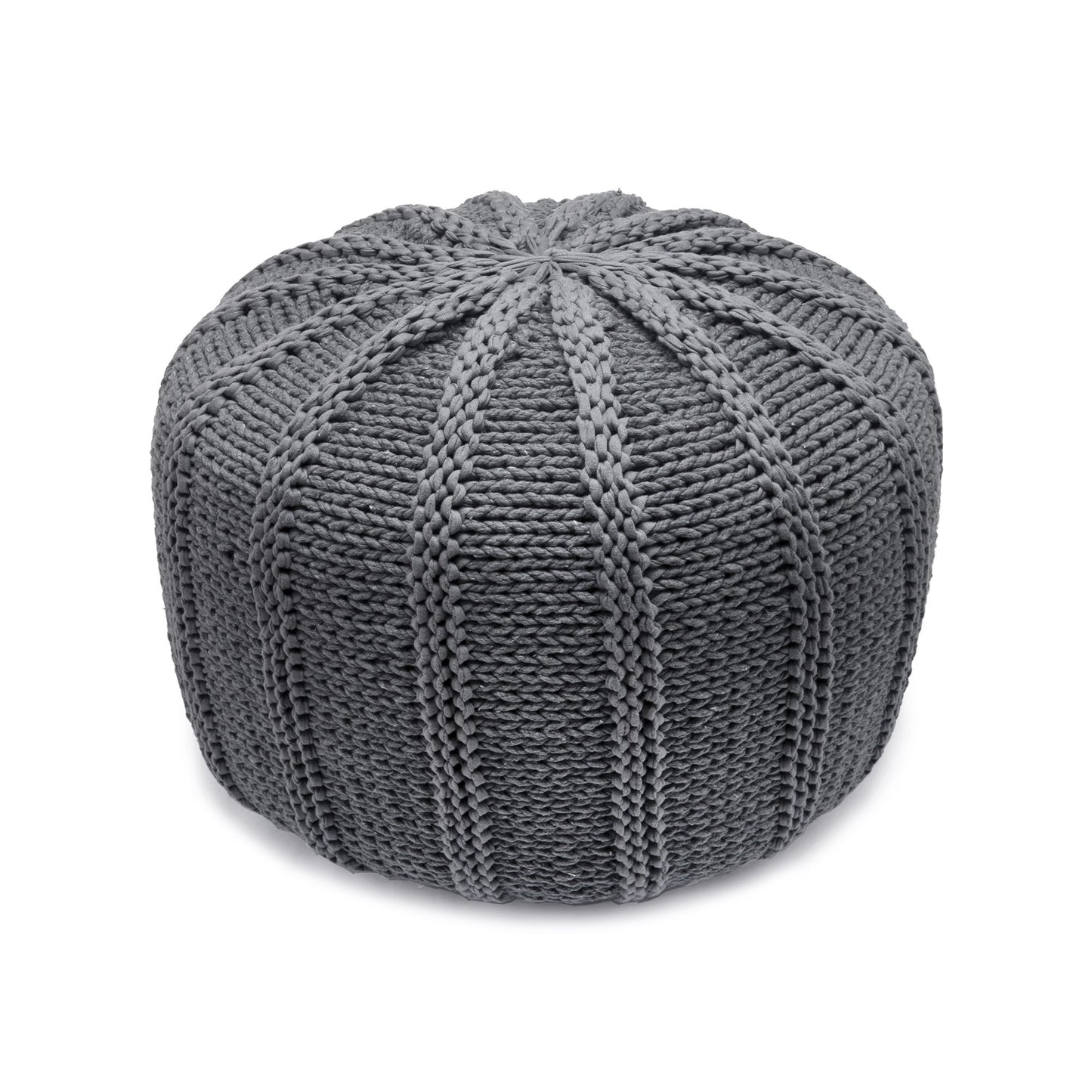 Puff Pumpkin 40x60 Cinza Pronta Entrega