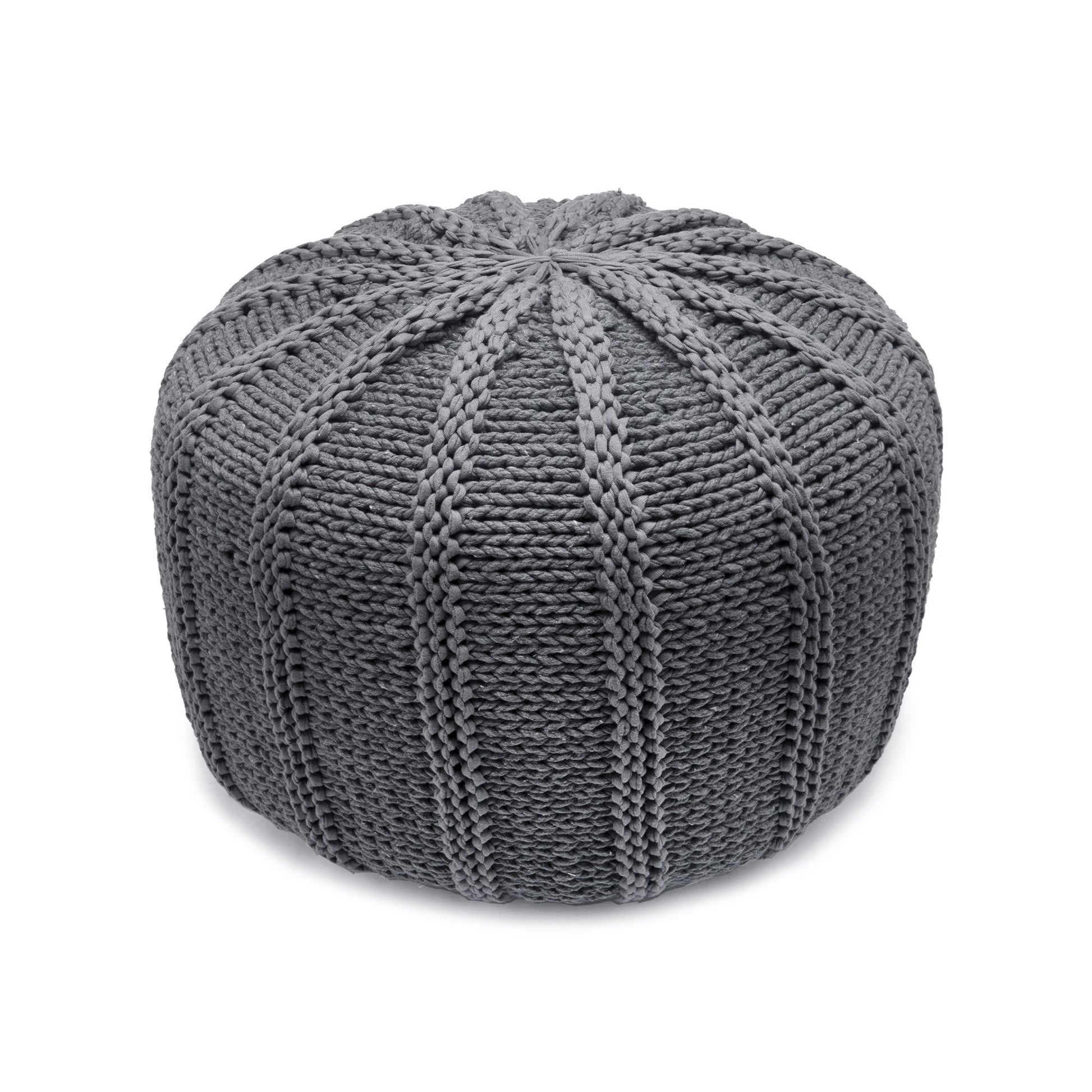 Puff Pumpkin 40x60 Cinza Pronta Entrega