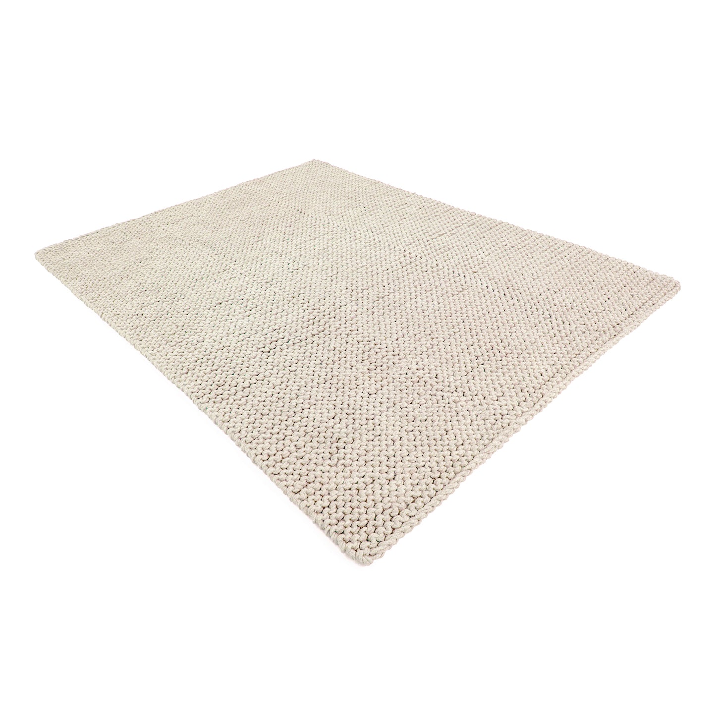 Tapete em Tricô Artesanal 150x200 Cru