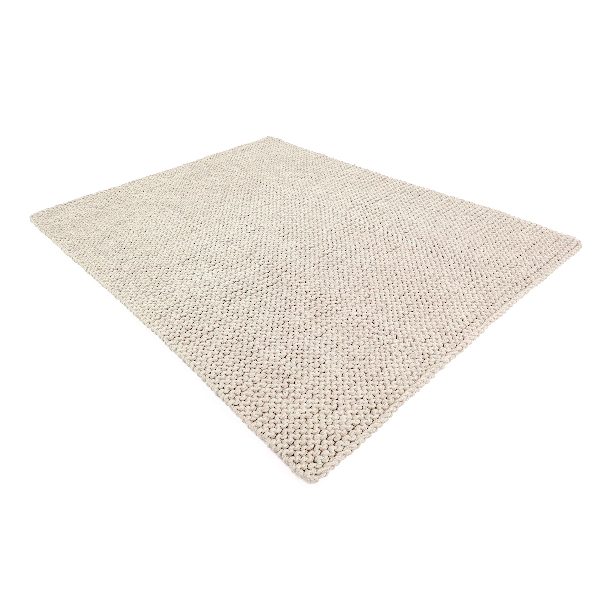 Tapete em Tricô Artesanal 150x200 Cru