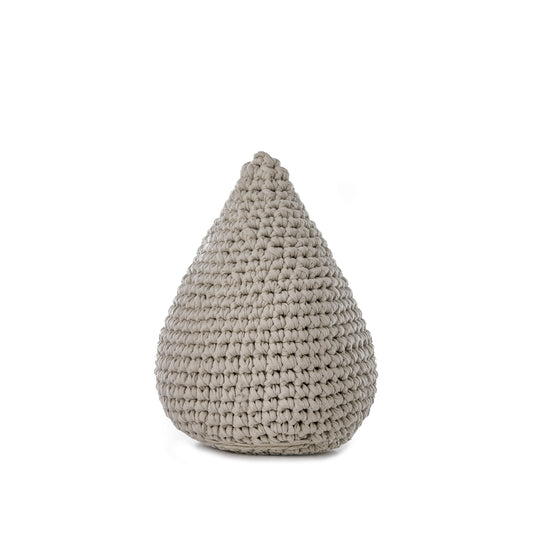 Almofada Gota em crochê artesanal M  Fendi