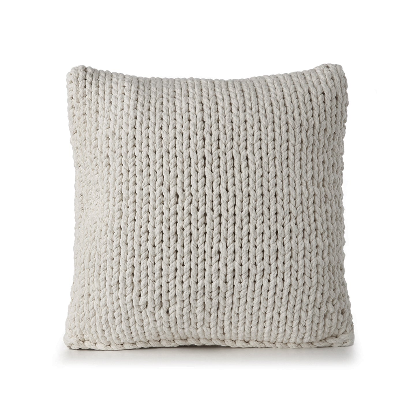 Almofada em tricô artesanal String Lisa 45x45 Fendi