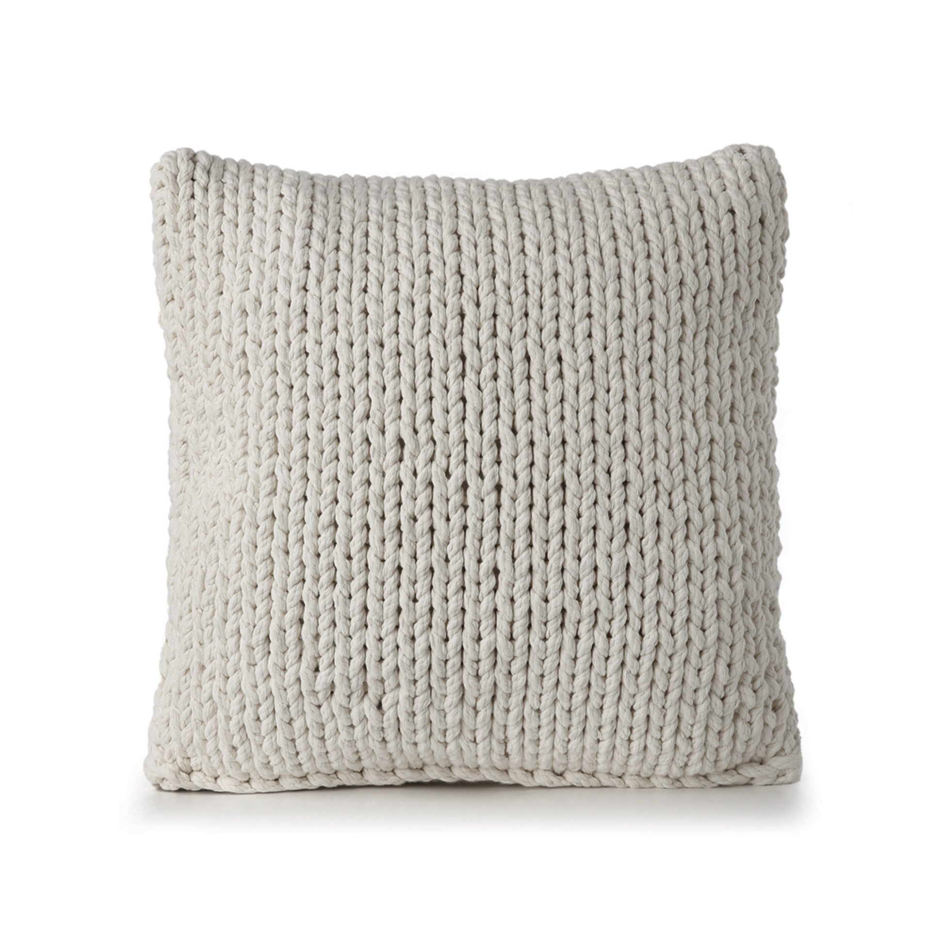 Almofada em tricô artesanal String Lisa 45x45 Fendi
